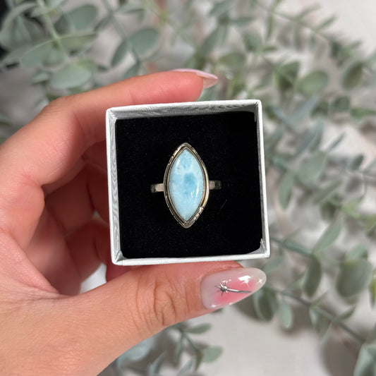 Size 8 larimar ring