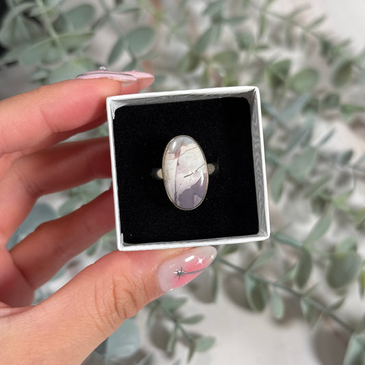 Size 7 hyacinth jasper ring