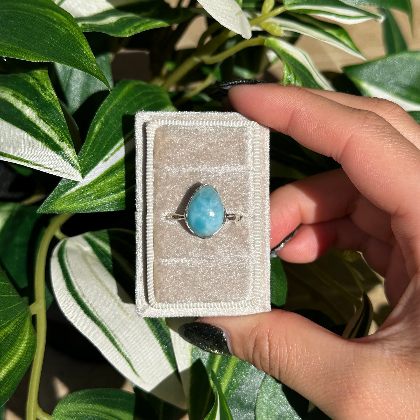 Size 9 larimar ring