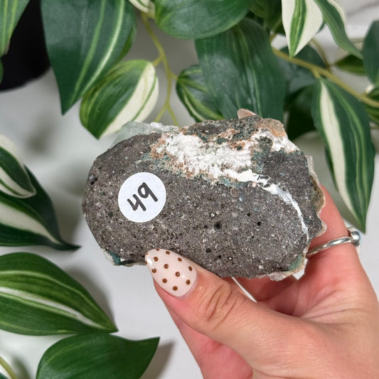 Green apophyllite 49