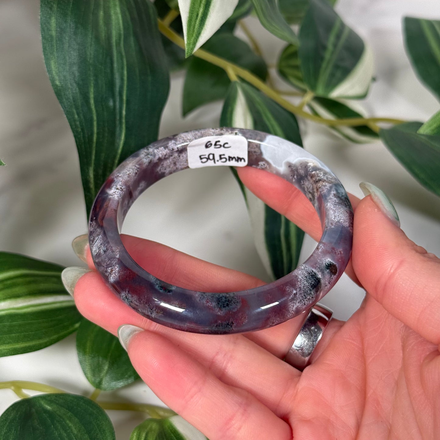 59.5mm Cosmic jasper bangle C