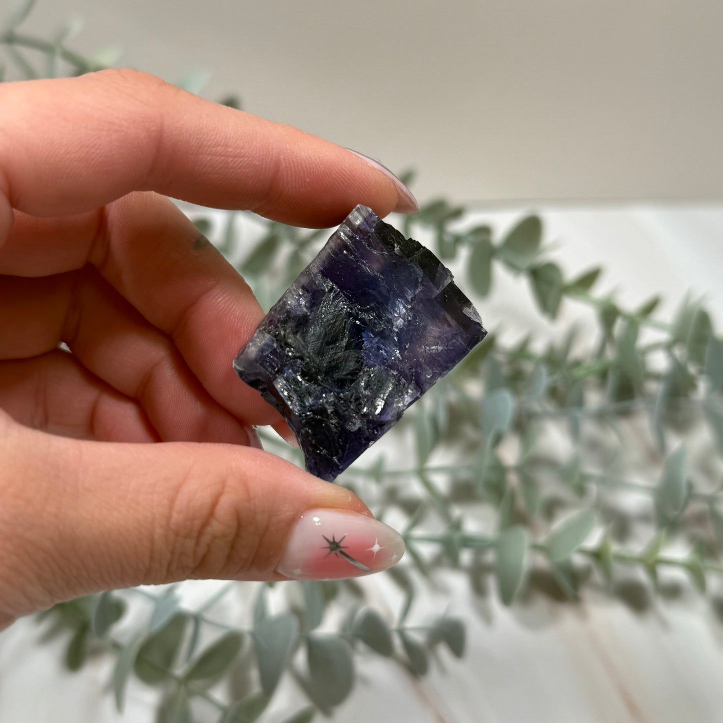 Purple/blue halite 80