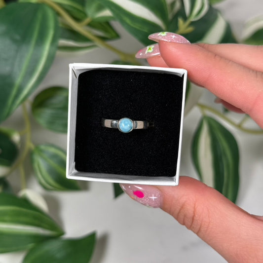 Size 6 larimar ring