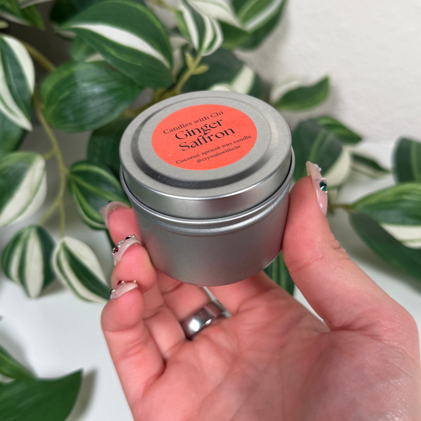 Ginger Saffron candle - 2oz tin