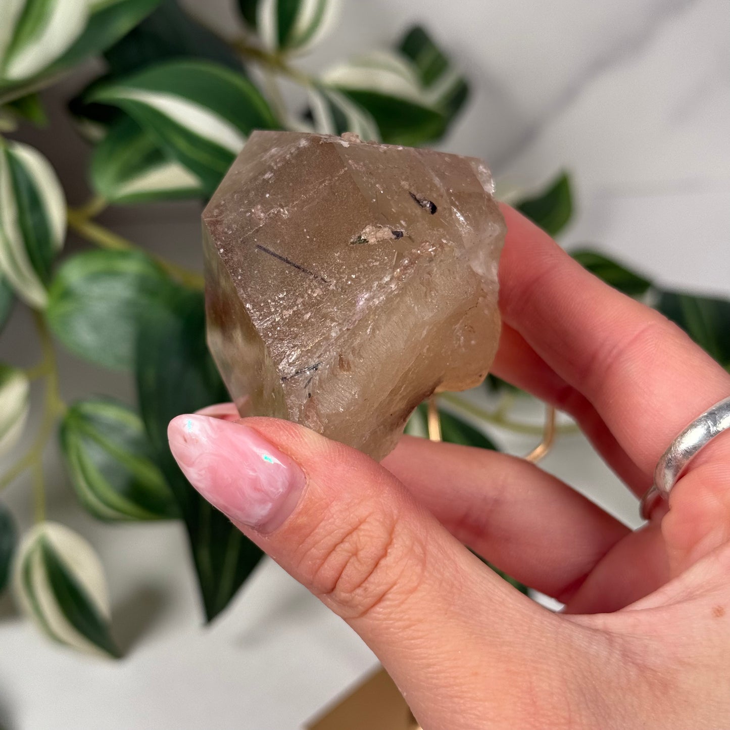 Natural citrine with mica 165