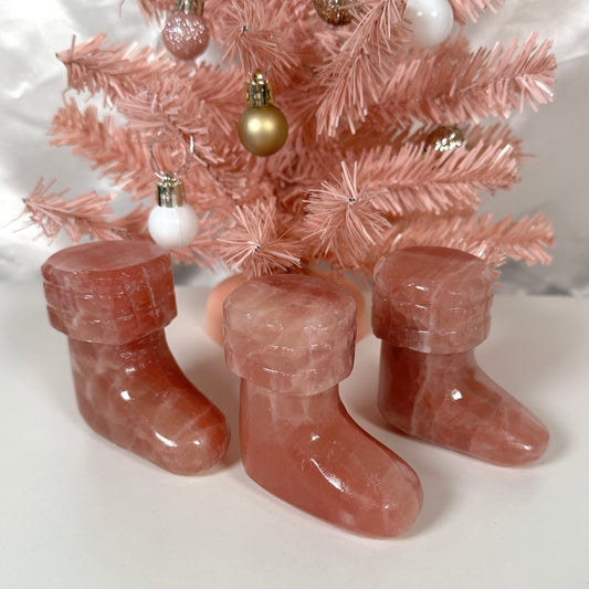 Rose calcite stocking