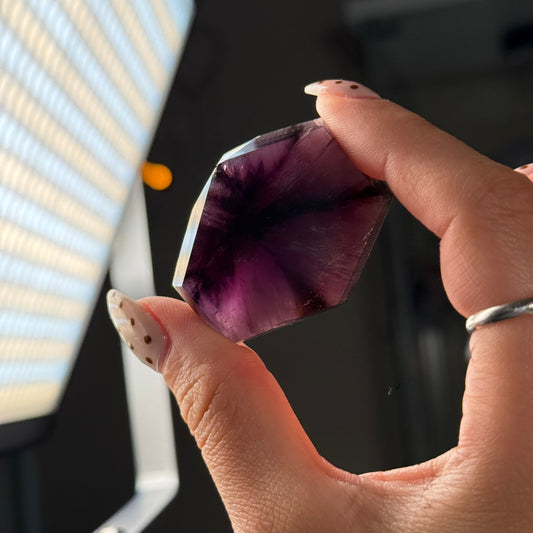 Trapiche amethyst freeform 45
