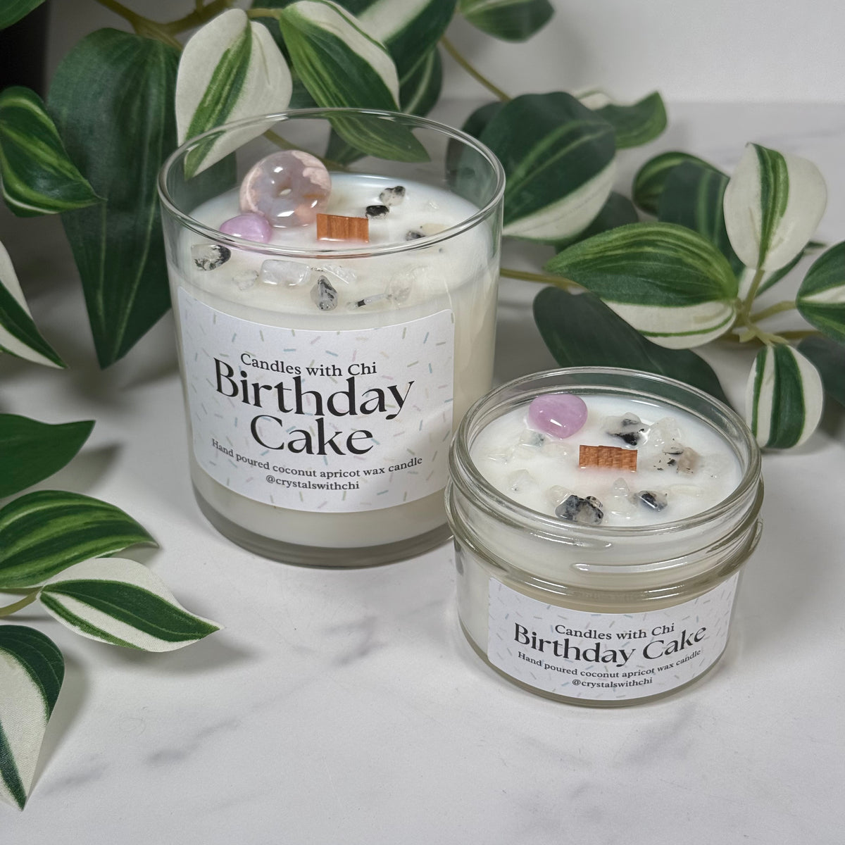 Birthday Cake Candle - Small 4oz, Large 8oz