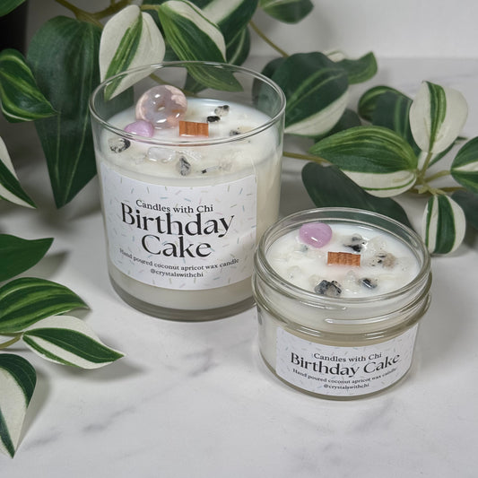 Birthday Cake Candle - Small 4oz, Large 8oz