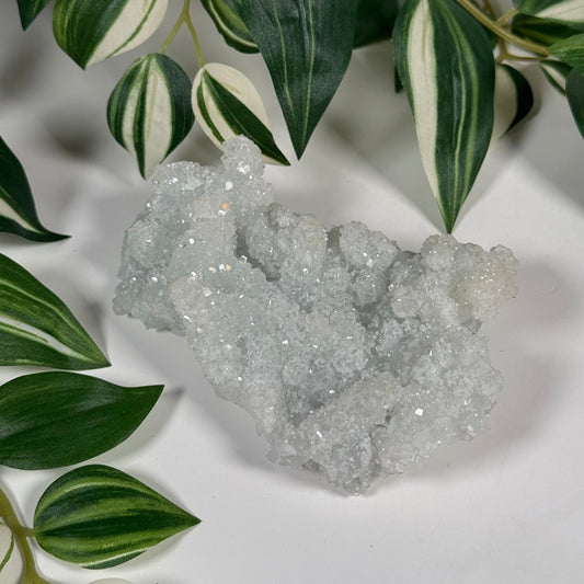 Minty light green prehnite 123