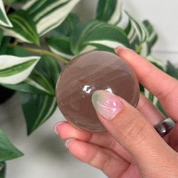 Star rose quartz sphere 29*