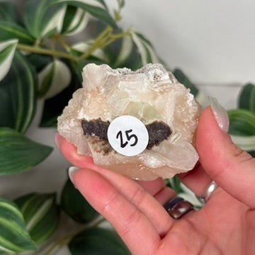 Stillbite, scolecite, green apophyllite specimen