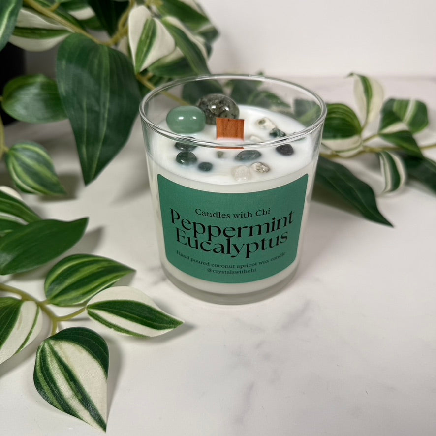 Peppermint Eucalyptus Candle - Large 8oz