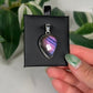Pink/purple labradorite pendant B