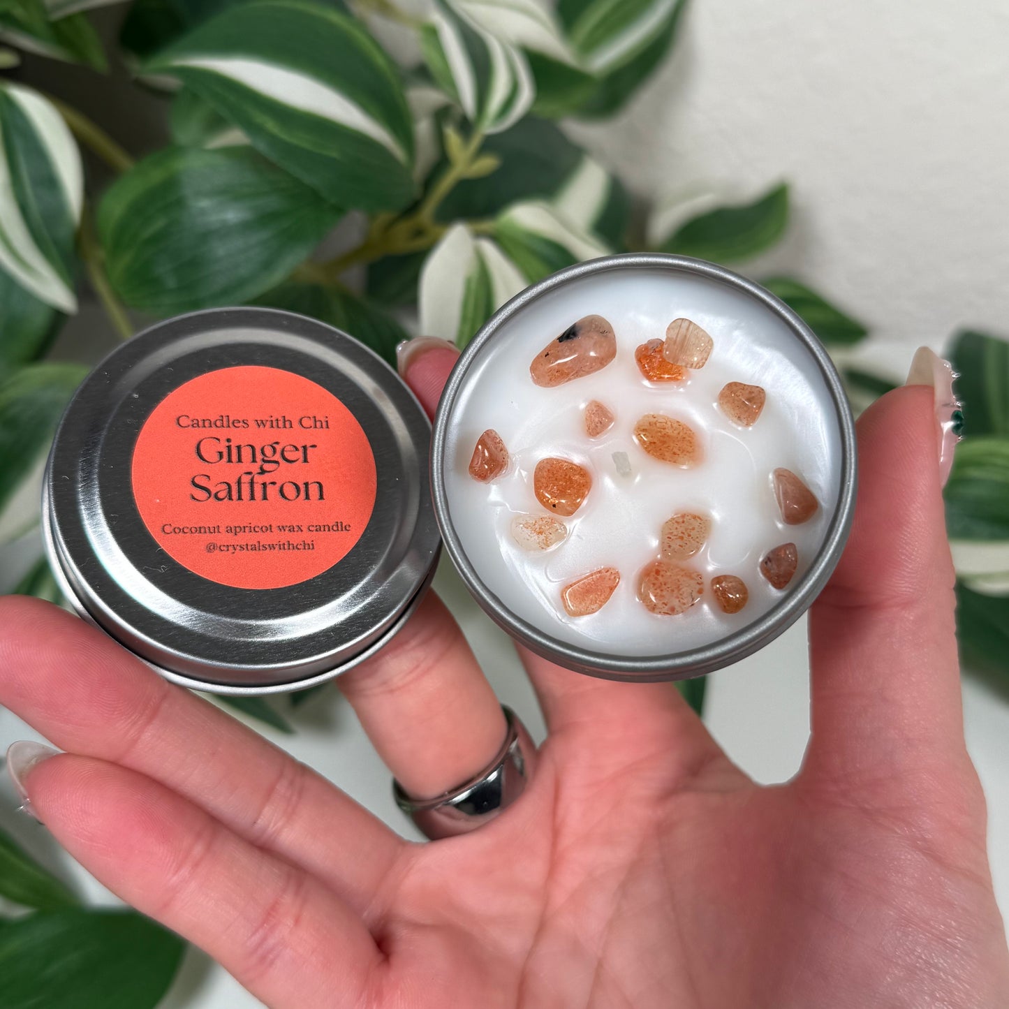 Ginger Saffron candle - 2oz tin