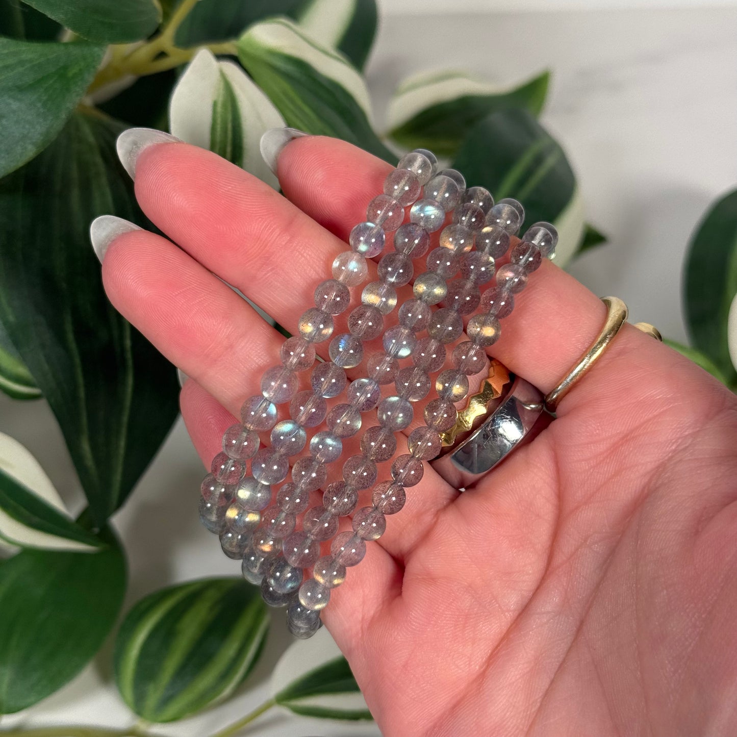 Labradorite bracelet 5mm