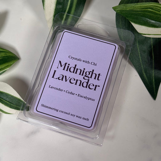 Midnight Lavender shimmering wax melt