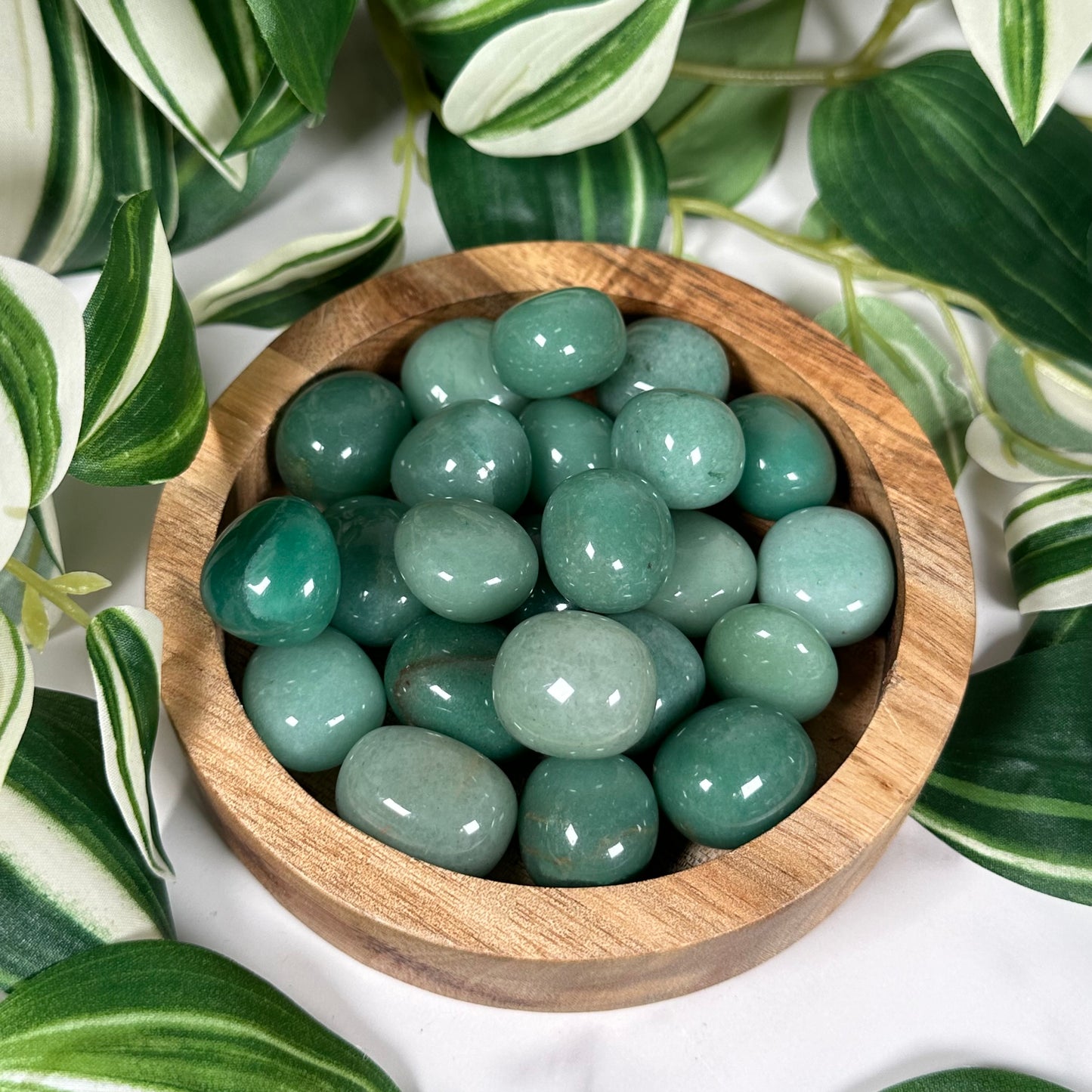 Green aventurine tumble