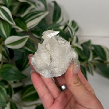 Calcite, marcasite, quartz specimen