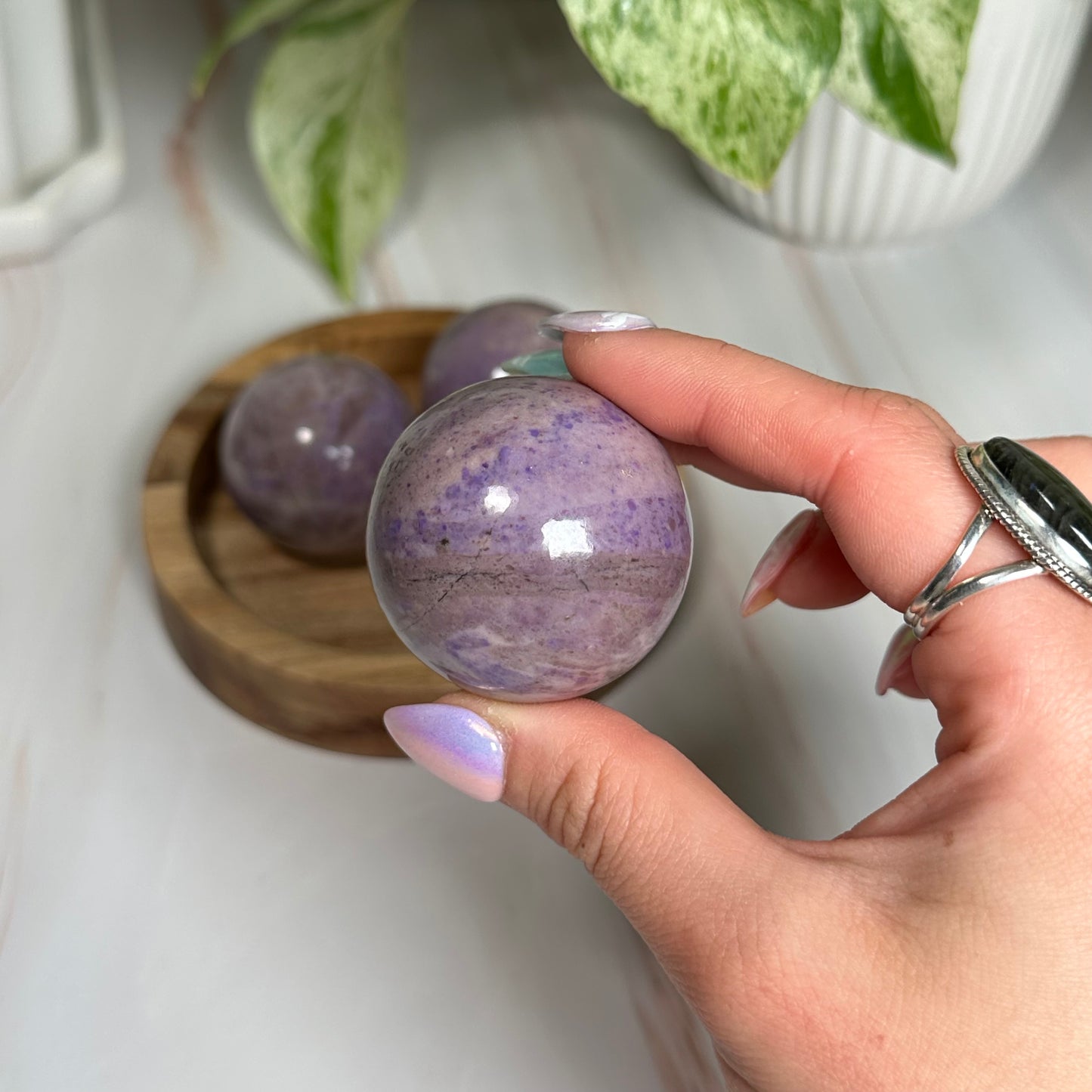 Unicorn jade sphere