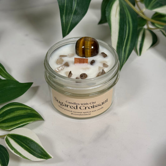 Sugared Croissant Candle - Small 4oz