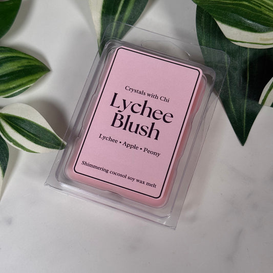 Lychee Blush shimmering wax melt
