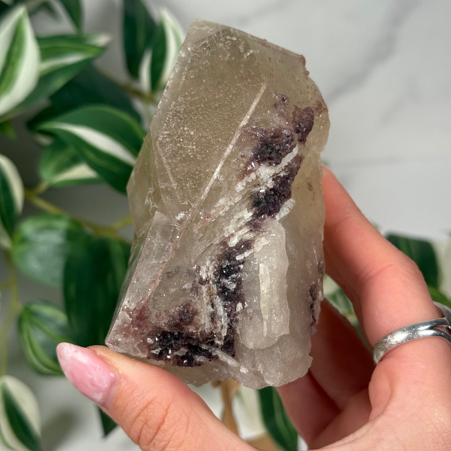 Natural citrine with mica 372