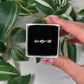 Size 8 Herkimer diamond band ring
