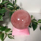 Rose quartz statement sphere