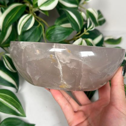 Rose quartz bowl 76