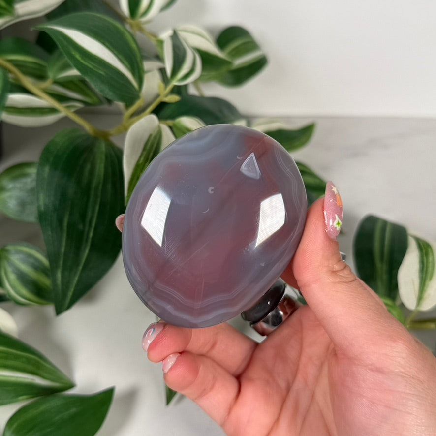 Mozambique agate palmstone 38
