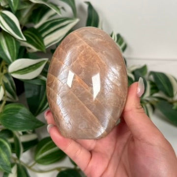 Peach moonstone freeform 43