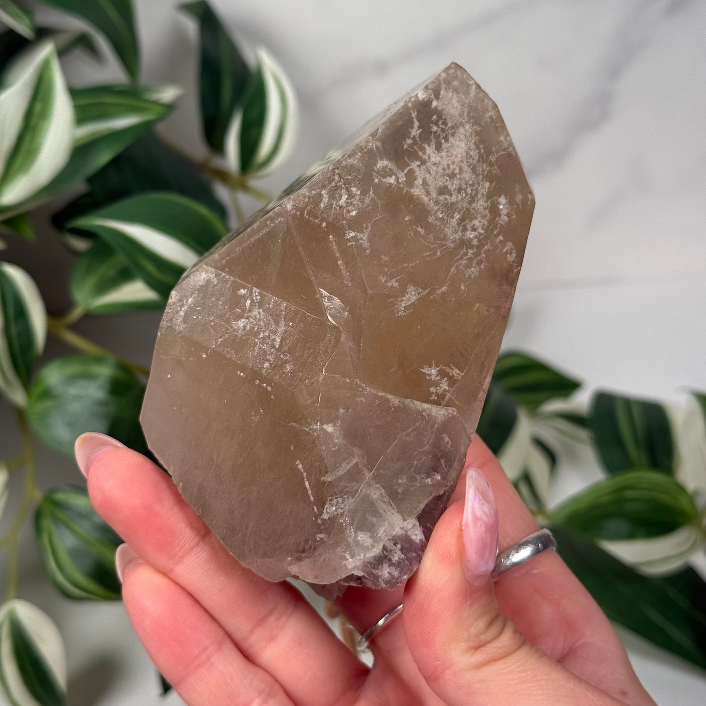 Natural citrine with mica 372