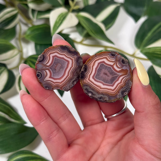 Zhanguo agate pair 90c