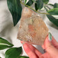 Citrine rutile freeform