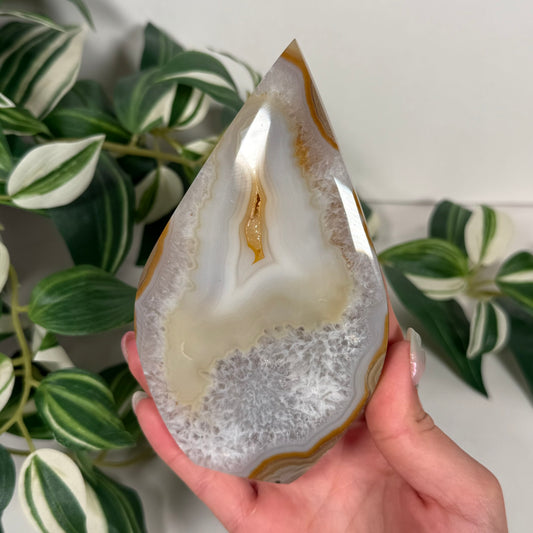 Agate freeform flame 40