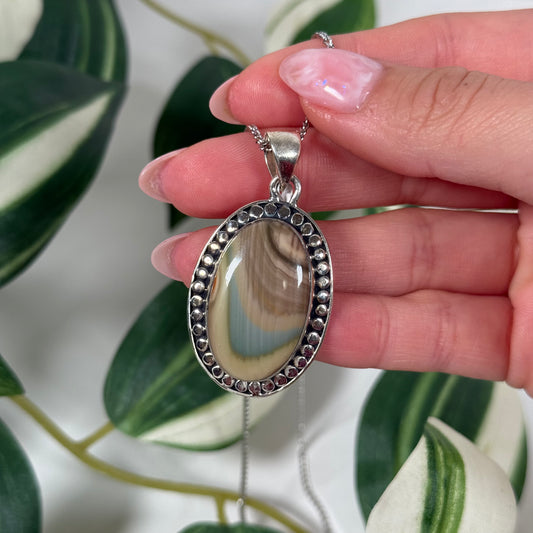 Imperial jasper pendant