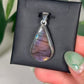 Pink/purple labradorite pendant A