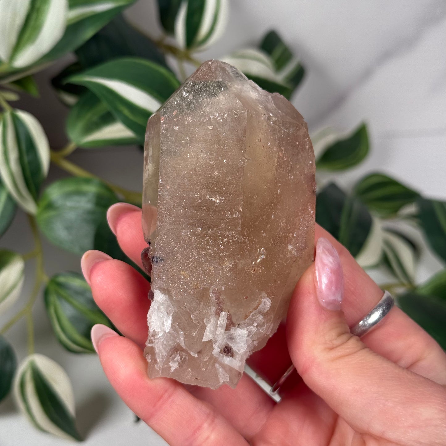 Natural citrine with mica 136