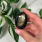 Gold sheen obsidian palmstone