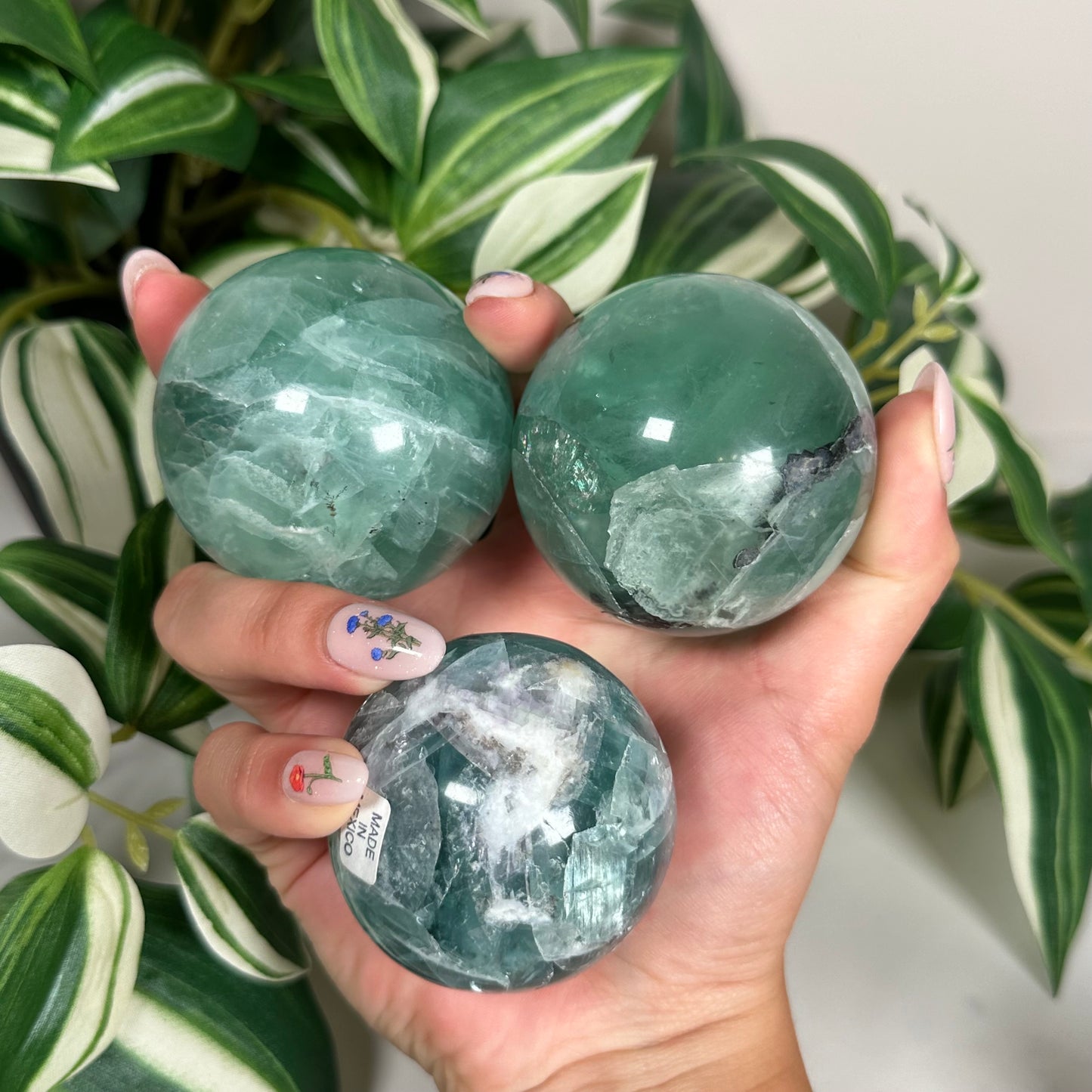 Mexican fluorite sphere - pick your own