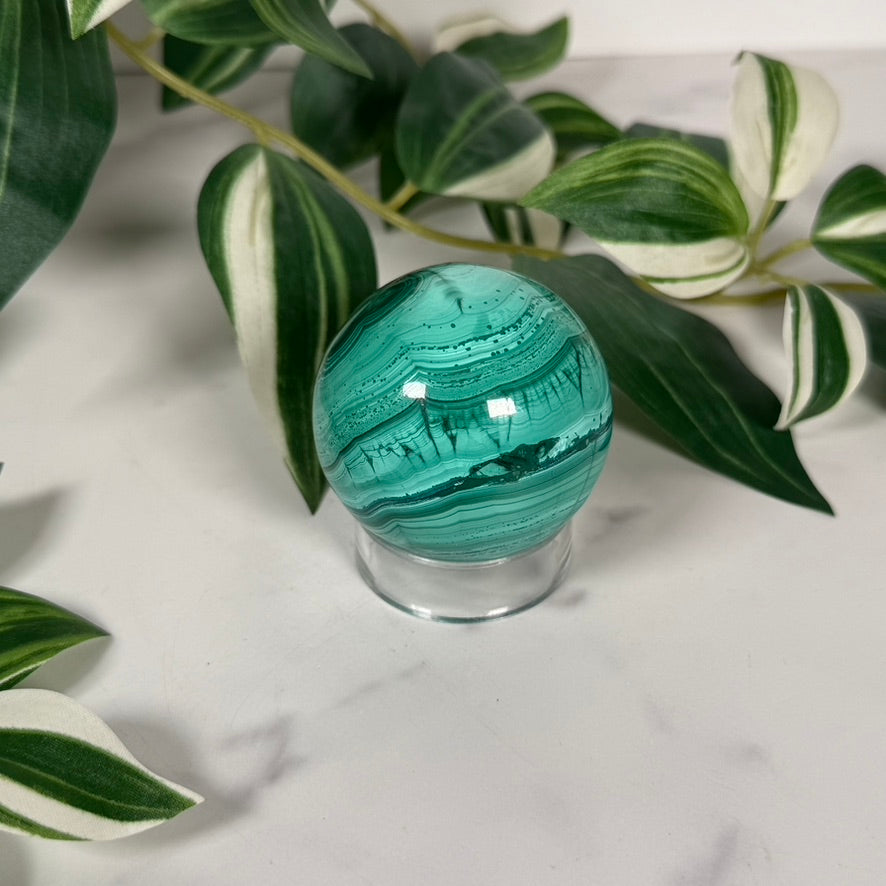 Malachite sphere