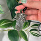 Lemurian quartz pendant A