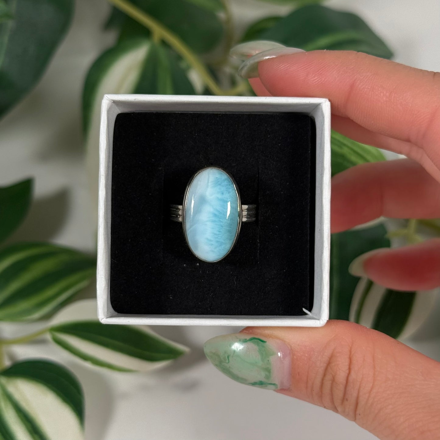 Size 9 Larimar ring