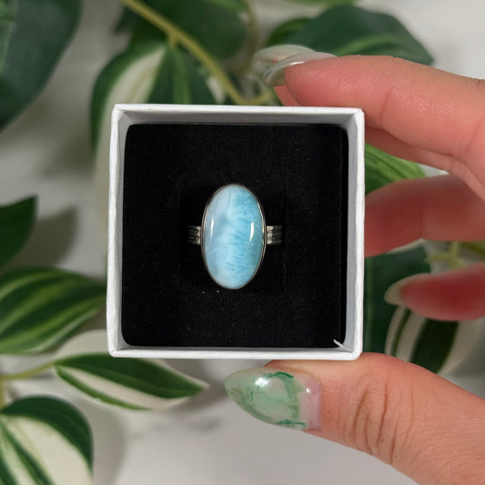 Size 9 Larimar ring