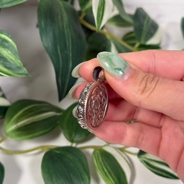 Dendritic opal pendant B