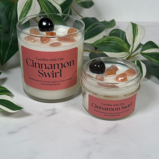 Cinnamon Swirl Candle - Small 4oz, Large 8oz