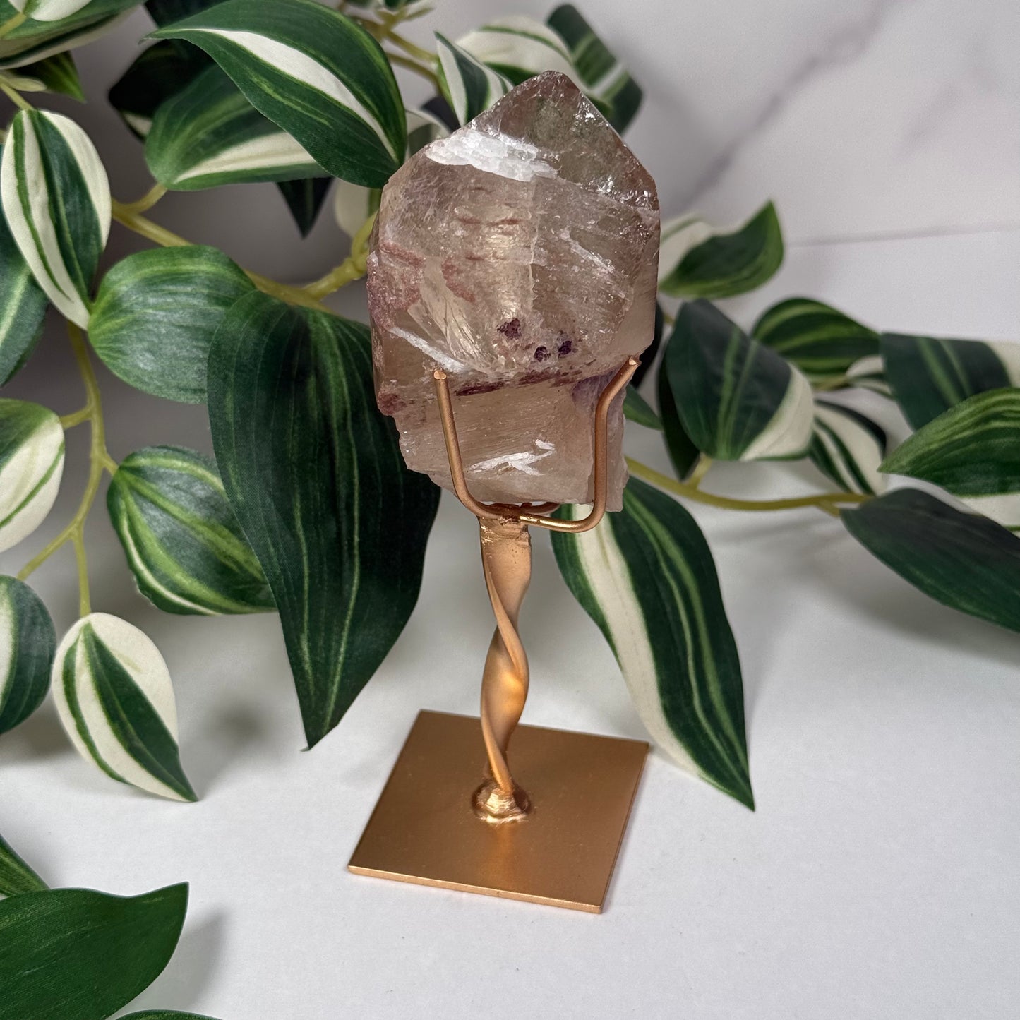 Natural citrine with mica 136