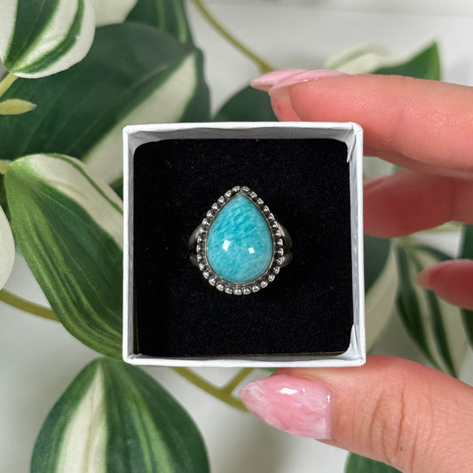 Size 7 amazonite ring