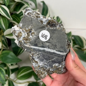 Calcite, sphalerite specimen
